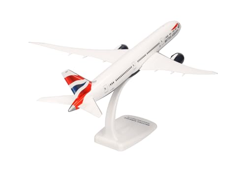 Herpa British Airways Boeing 787-9 Dreamliner, modèle en plastique snap-fit 1/200, pièce de collection, idéal pour colle