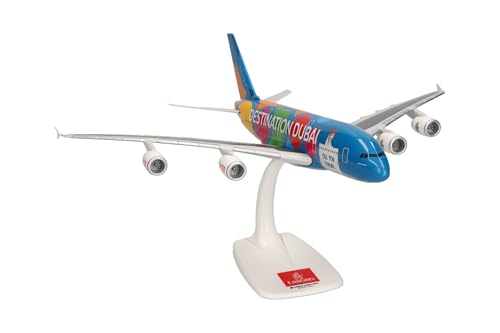 Herpa Emirates Airbus A380 A6-EOT 1/200 Snap-fit Collection Figurine Plastique – Destination Dubai
