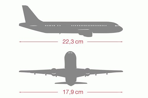 Herpa Maquette d'avion Airbus A321neo – Brazilien, Échelle 1/200, Pice de Collection, Support Included, Figurine Plastiq
