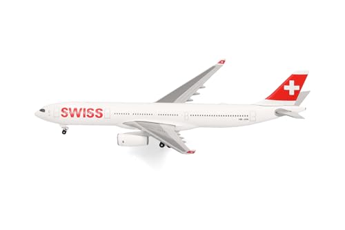 Modèle réduit Swiss International Air Lines Airbus A330-300 Herpa, collection mettal 1:500, avion miniature