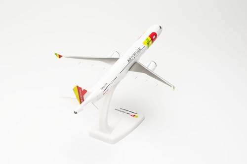 Herpa Maquette d'avion Tap Air Portugal Airbus A321LR - Collectionneur, Avion Snap-fit, Échelle 1/200
