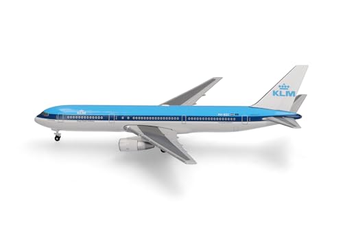 HERPA KLM Boeing 767-300 miniature 1:500, pièce de collection métal, intéressants pour les collectionneursamatrices