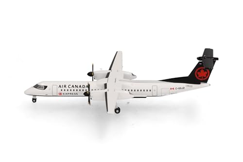 Herpa Modèle réduit Avion Air Canada Express Bombardier Q400, Échelle 1:500, Collectionneurs, Voyages, Réalisé en Métaux
