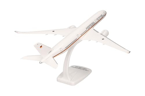 Herpa Avion Miniature Luftwaffe Airbus A350-900 1:200 Konrad Adenauer Collection Plastique Support