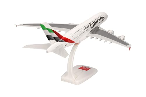 Herpa Maquette Emirates Airbus A380 A6-EOE, Nouvelles Couleurs 2023, Échelle 1/200, Fonction Snap-fit, Pièce de Collecti