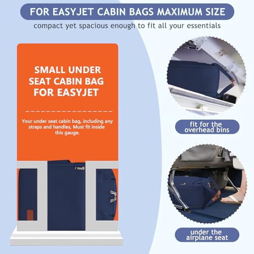 Hayayu Bagage Cabine 45x36x20 pour Avion | Poches Antivol | Sac pour Ordinateur Portable 16 Pouces | Sacs A Dos Voyage |