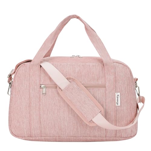 Sac de Voyage Narwey Ryanair 40x20x25 Pliable pour Cabine Avion (Rose, 20L)