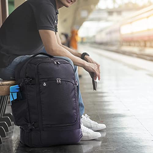 Aerolite Sac à Dos et Bagage en Cabine pour Travail et Voyage Sacoche Adaptive pour Portable de 15" 55x35x20 39L