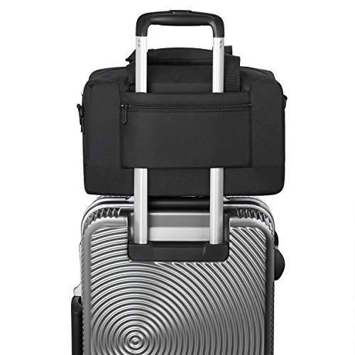 Wishdeal Ryanair Sac de Voyage Durable 40x20x25cm Noir pour Voyage en Cabine avec Bandoulière